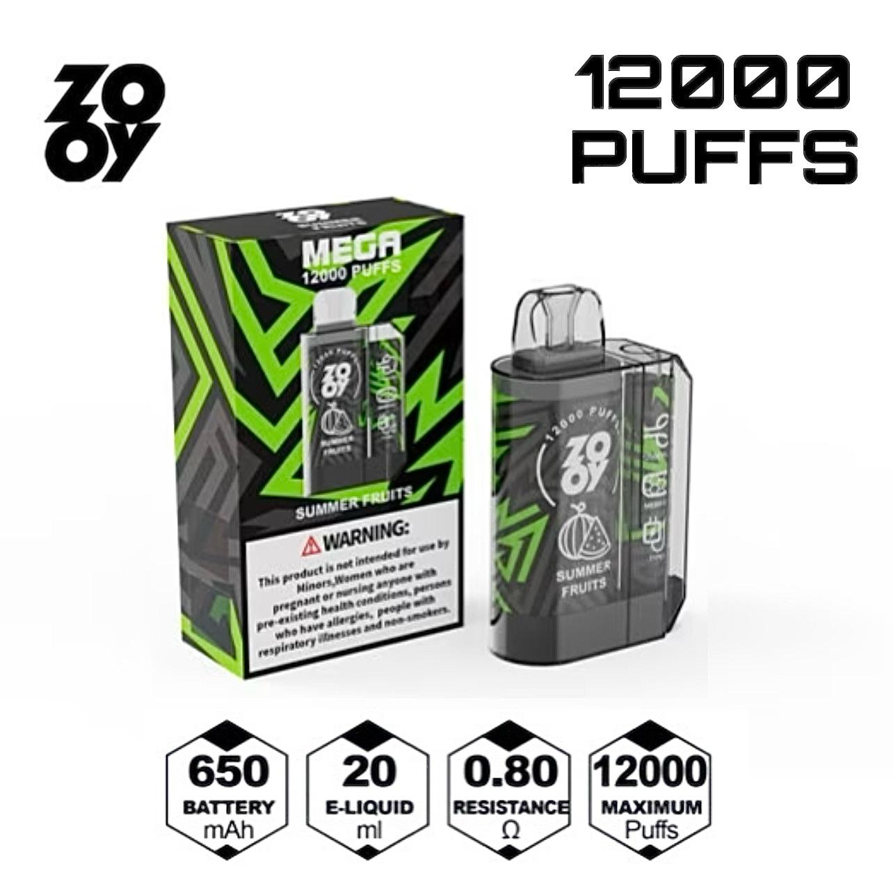 ZOOY 12000 PUFFS