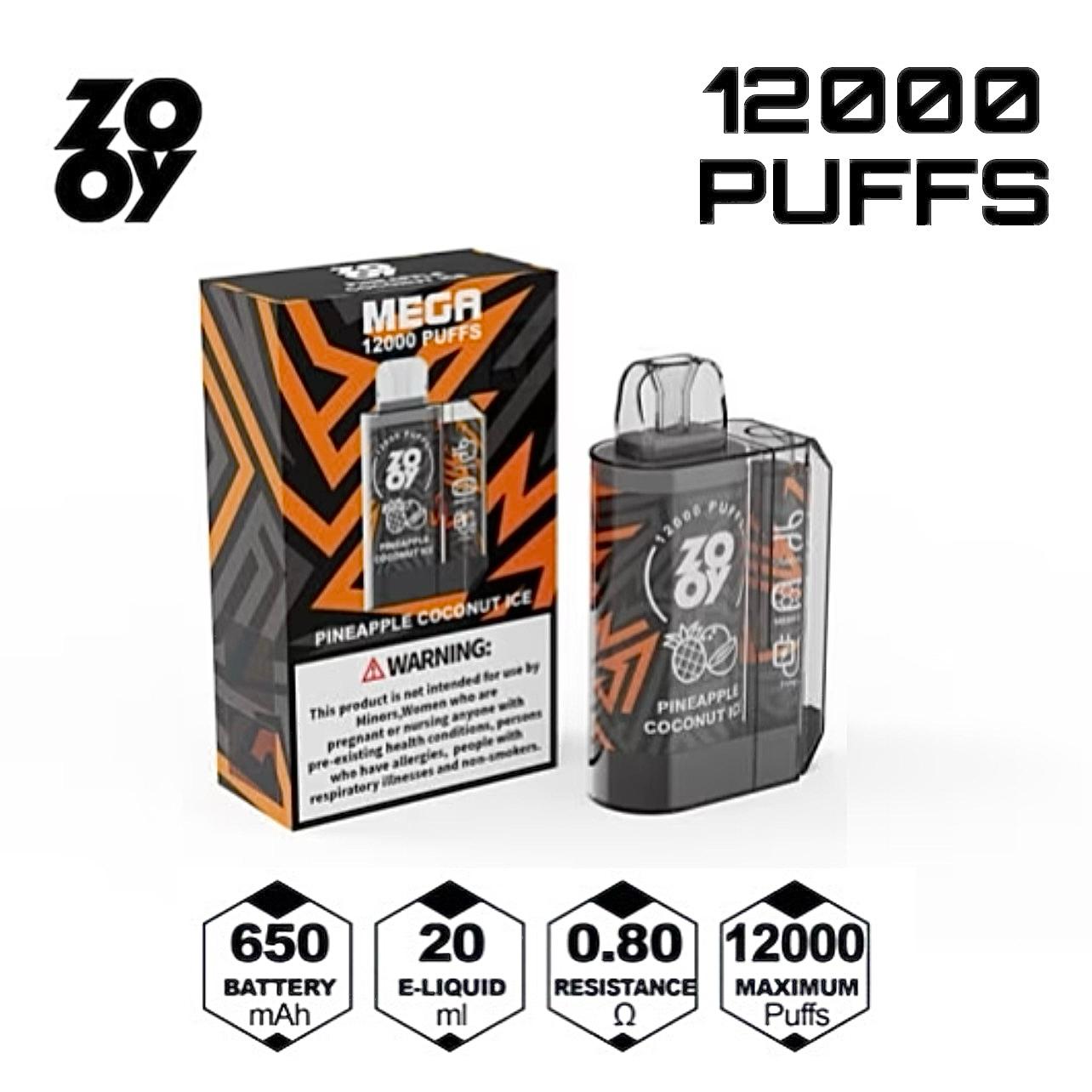 ZOOY 12000 PUFFS