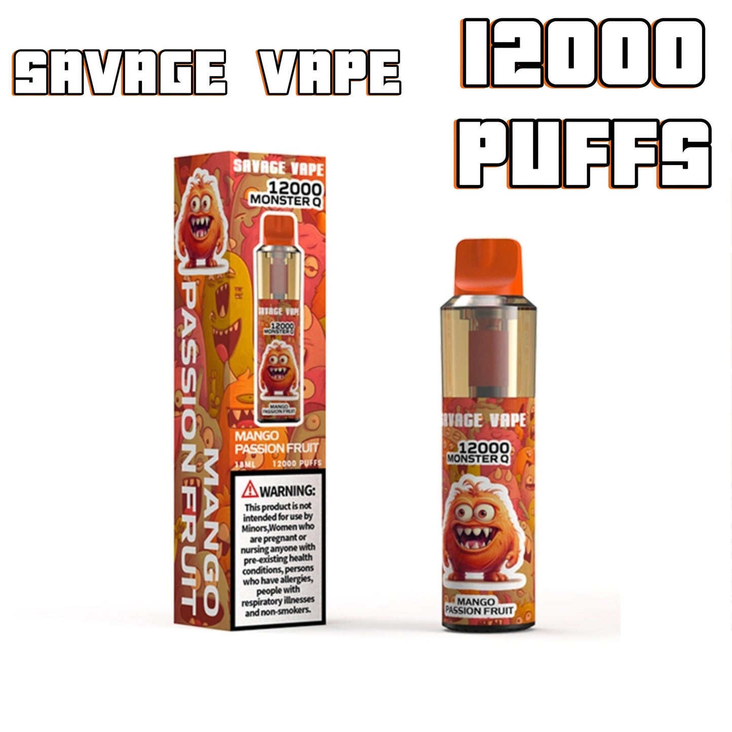 Savage Vape Monster 12000 COUPS