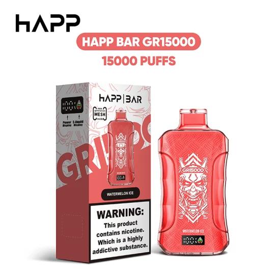 HAPP BARR GR 15000 PUFFS