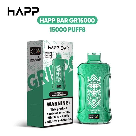 HAPP BARR GR 15000 PUFFS