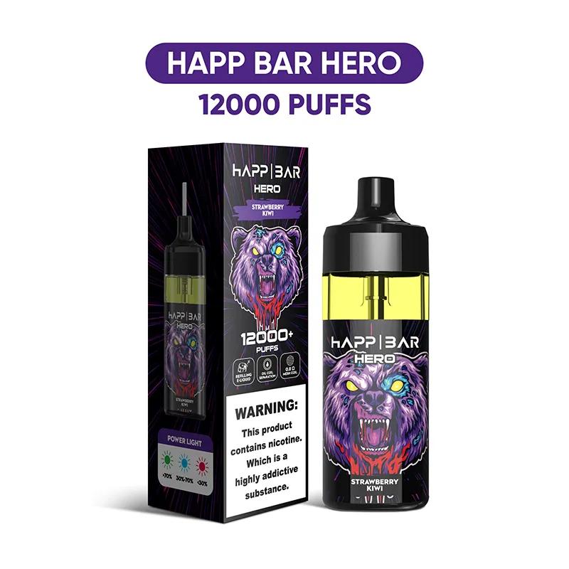 HAPP BAR HERO 12000 PUFFS (Refillable Liquid)